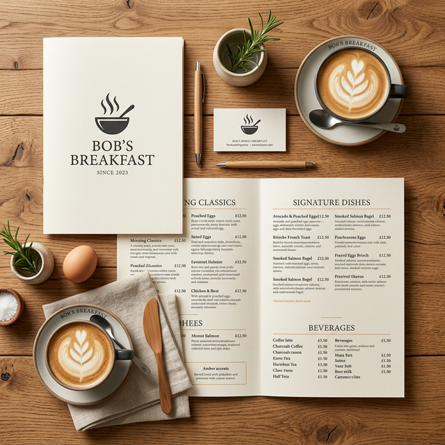 Bob's Breakfast Branding Redesign