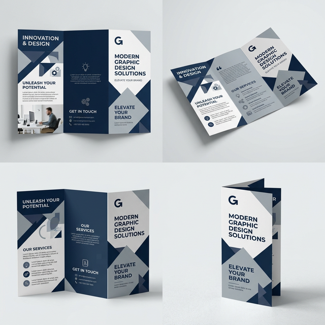 Brochure design project: Corporate Identity System